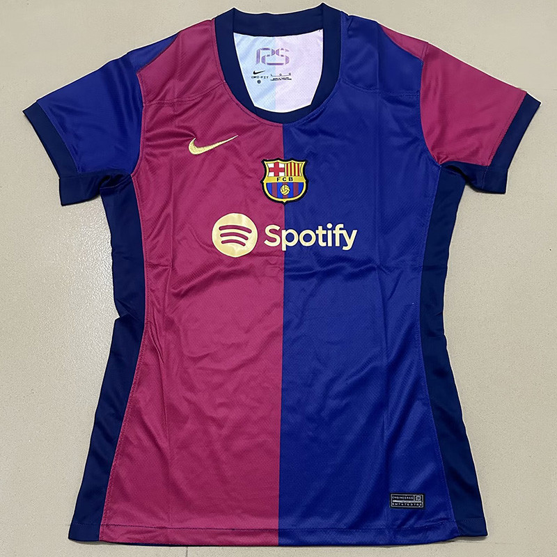 24-25 Barcelona  Home Women Soccer Jersey