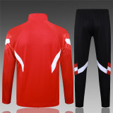 Kids Bayern Munich Jacket + Pants Training Suit Red 2024/25