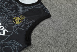 24-25 Real Madrid  Black Vest Short traning suit