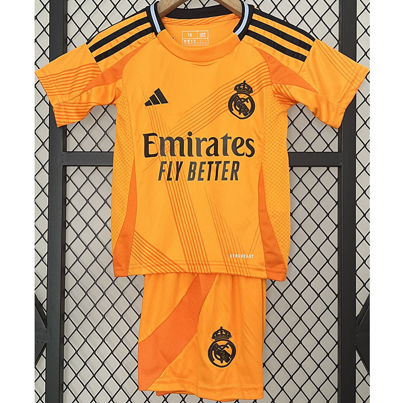 24-25 Real Madrid Away Kids Soccer Jersey