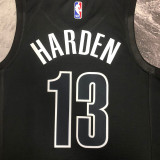 22-23 NETS HARDEN #13 Black Top Quality Hot Pressing NBA Jersey (Trapeze Edition)