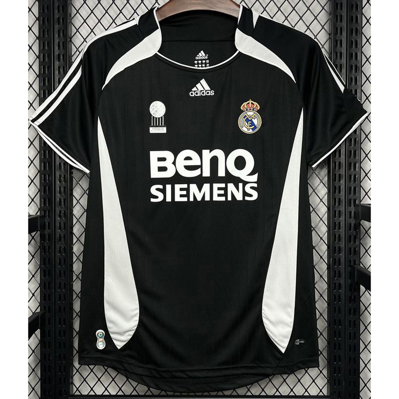 2006-20073 Real Madrid  Black Retro Soccer Jersey