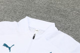 Mens Olympique Marseille Training Suit White 2024/25