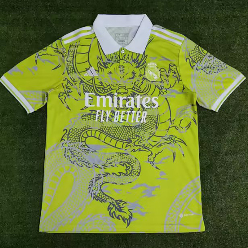 2023  Real Madrid Special Edition Fluorescent Green Training Shirts