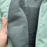 2024 NK Velvet Thickened warm Green Outdoor Jackets