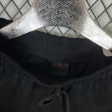 M006 Jordan Black Pure Cotton Fabric Casual Short Pants