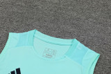 24-25 Real Madrid Light green Vest Short traning suit