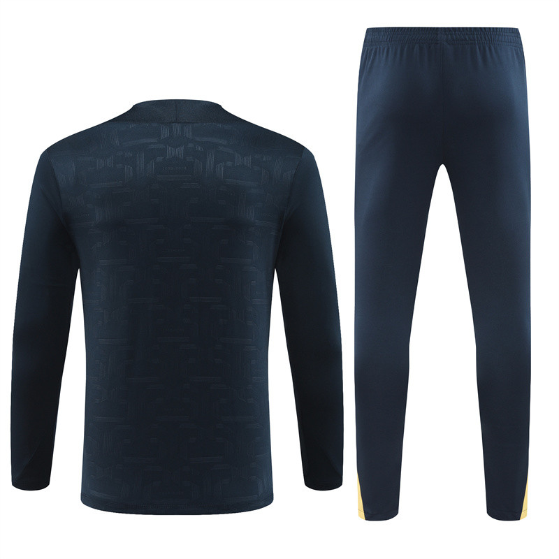 Mens Barcelona Training Suit Dark Blue 2024/25
