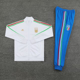 24-25 Italy White Jacket Tracksuit #01