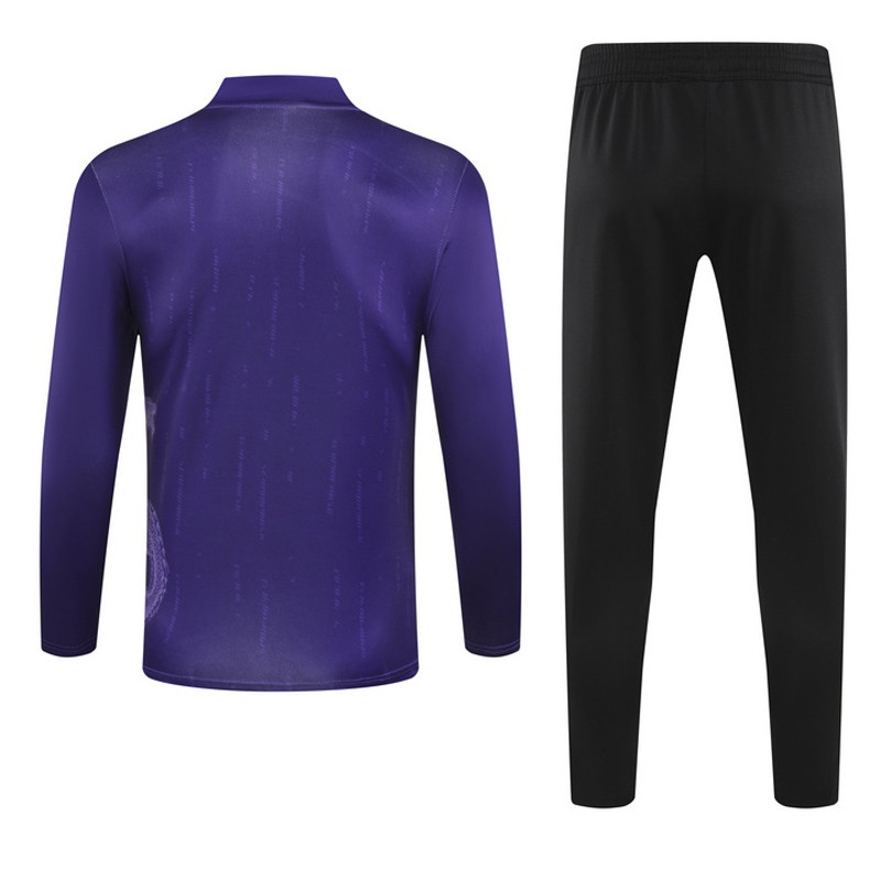 24-25  Real Madrid Purple Half Pull Special Edition