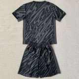 24-25 France Black GoalKeeper Kids Soccer Jersey