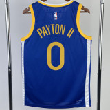 22-23 WARRIORS PAYTON II #0 Blue Top Quality Hot Pressing NBA Jersey