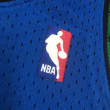 2003-04 Timberwolves GARNETT #21 Blue Retro Top Quality Hot Pressing NBA Jersey