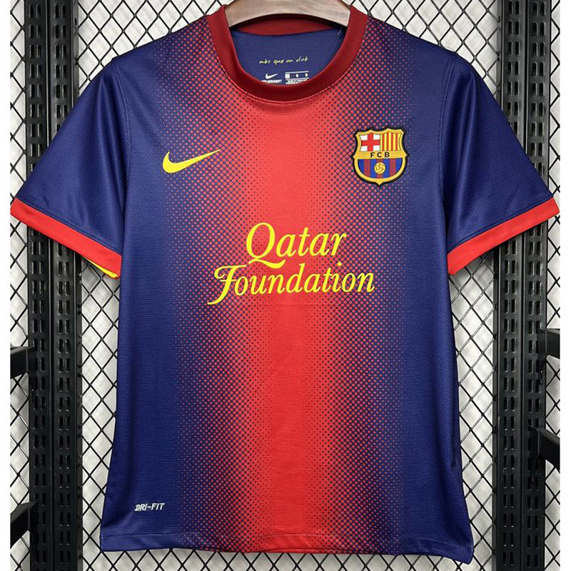 2012-2013 Mens Barcelona  Home Retro Soccer Jersey