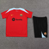 24-25 Mens Barcelona  Red Training Short Suit