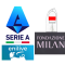 Serie A +MSC+ MILAN(意甲45+左袖广告+背下广告)