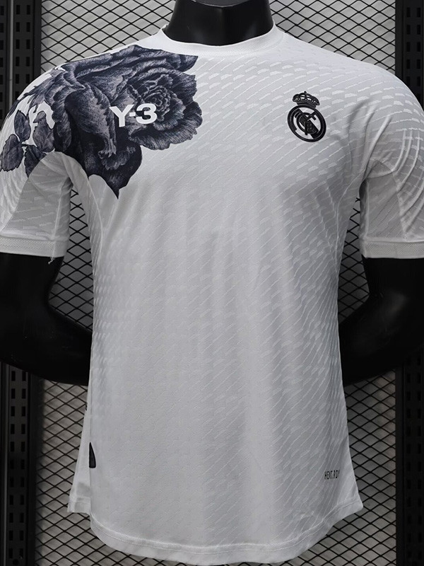 23-24 Real Madrid  Y-3 White Player Version Soccer Jersey