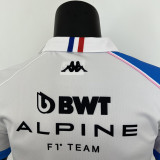 2023 F1 ALPINE White Polo Racing Suit