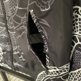 2023  Real Madrid  Black Double Sided Windbreaker