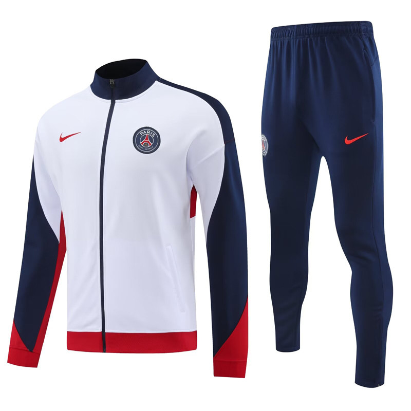 24-25 PSG White Jacket Tracksuit
