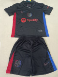 24-25  Barcelona  Away Kids Soccer Jersey
