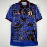 2023 Japan Blue Cartoon Tokusatsu Edition Fans Soccer Jersey