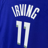 T264 Dallas Mavericks IRVING #11 Blue High Quality Casual T-Shirt