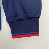 1999  Barcelona Home 100th Anniversary Version Long Sleeve Retro Soccer Jersey