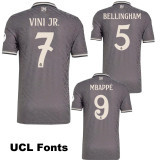 24-25 Real Madrid Third 1:1 Fans Soccer Jersey