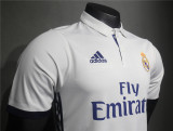 Mens Real Madrid Retro Home Authentic Jersey 2016/17 - Match