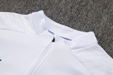24-25 Marseille White Half Pull Tracksuit