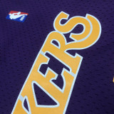 2009 LAKERS BRYANT #24 Purple Retro Top Quality Hot Pressing NBA Jersey