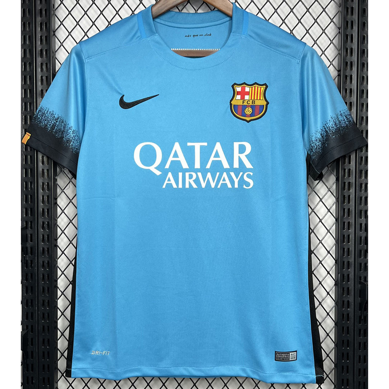 2015-2016 Mens Barcelona Third Retro Soccer Jersey