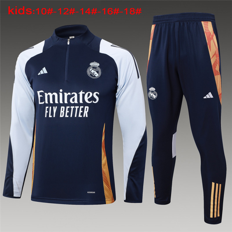 Kids Real Madrid Training Suit Royal 2024/25