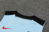 24-25   Mens Barcelona Light blue Vest Short traning suit