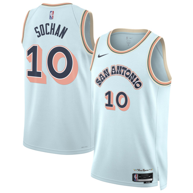 Mens San Antonio Spurs Nike Teal 2025 Swingman Jersey - City Edition