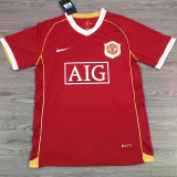 2006-2007 Man Utd Home Retro Soccer Jersey