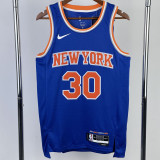 22-23 KNICKS RANDLE #30 Blue Top Quality Hot Pressing NBA Jersey
