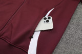 24-25 Bayern Jujube red Jacket Tracksuit