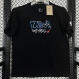 T241 NBA Black High Quality Casual T-Shirt