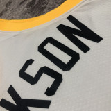 22-23 JAZZ CLARKSON #00 White Top Quality Hot Pressing NBA Jersey