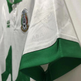 1995 Mexico Away White Retro Soccer Jersey