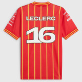 2024 F1 Ferrari #16 Red Racing Suit
