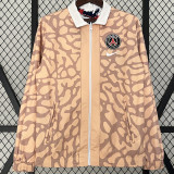 2024 PSG White & Beige Double Sided Windbreaker
