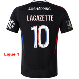 24-25 Lyon Away Player Version Soccer Jersey