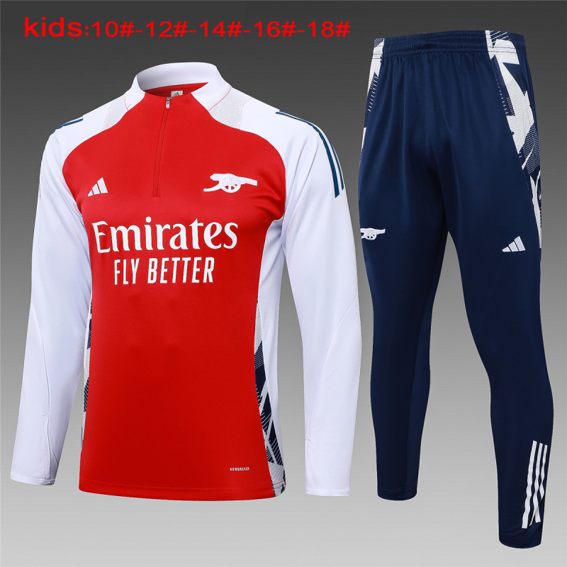 Kids Arsenal Training Suit Red 2024/25