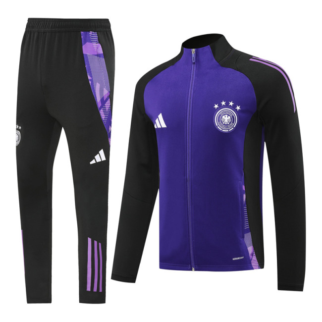24-25 Germany Purple Black Jacket Tracksuit #02
