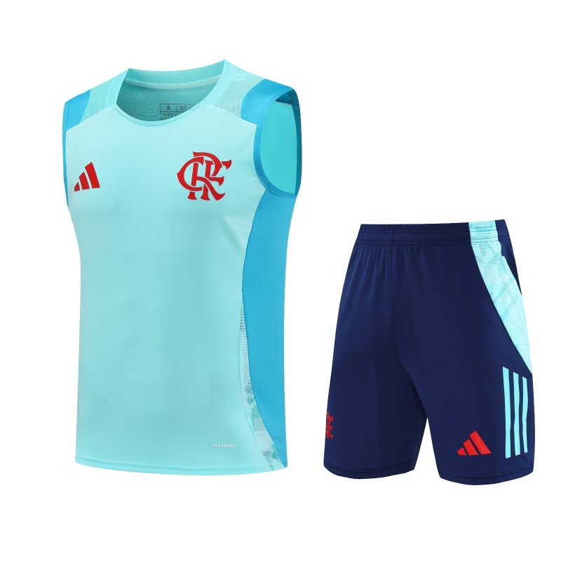 Mens Flamengo Singlet Suit Light Green 2024/25