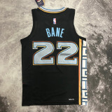 22-23 GRIZZLIES BANE #22 Black City Edition Top Quality Hot Pressing NBA Jersey
