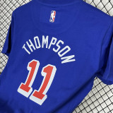T229 WARRIORS THOMPSON #11 Blue High Quality Casual T-Shirt